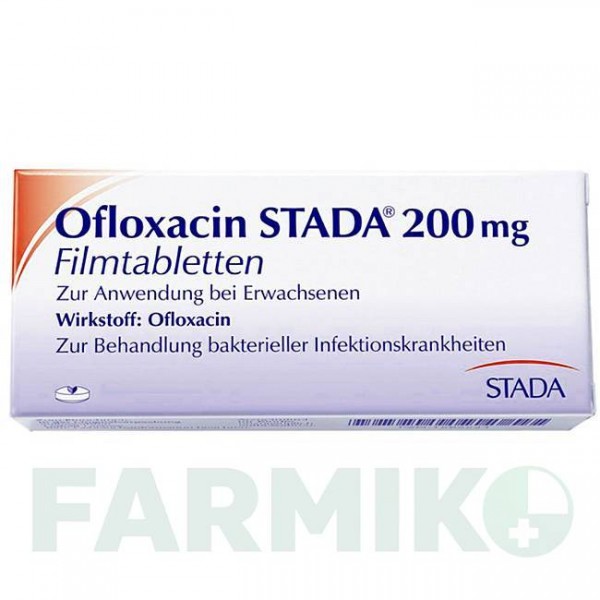 ОФЛОКСАЦИН (OFLOXACIN) 200 мг таблетки 50 шт - Офлоксацин STADAPHARM