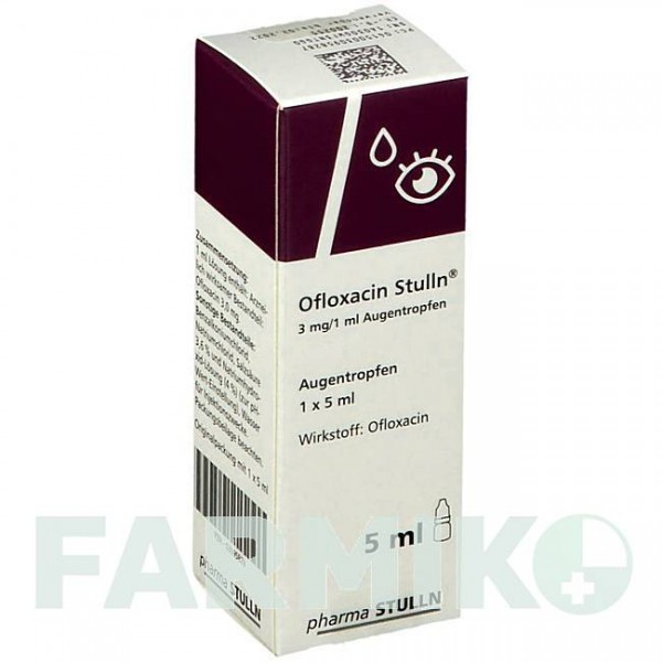 ОФЛОКСАЦИН (OFLOXACIN) 3 мг/1 мл капли 5 мл - Офлоксацин PHARMA STULLN