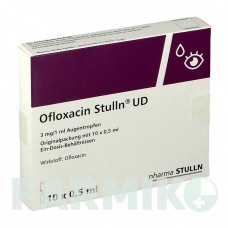 ОФЛОКСАЦИН (OFLOXACIN) 3 мг/1 мл капли 10x0,5 мл - Офлоксацин PHARMA STULLN