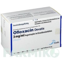 ОФЛОКСАЦИН (OFLOXACIN) 3 мг/мл краплі 30x0,5 мл - Офлоксацин DEVATIS
