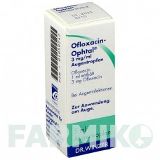 ОФЛОКСАЦИН (OFLOXACIN) 3 мг/мл капли 5 мл - Офлоксацин DR.WINZER PHARMA