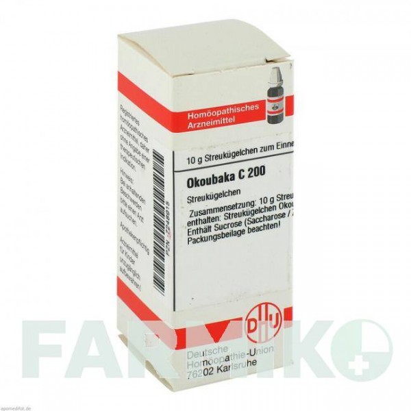 ОКУБАКА (OKOUBAKA) C 200 глобули 10 г - Гомеопатия DHU
