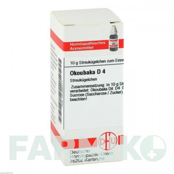 ОКУБАКА (OKOUBAKA) D 4 глобули 10 г - Гомеопатия DHU
