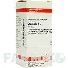 ОКУБАКА (OKOUBAKA) D 5 таблетки 80 шт - Гомеопатия DHU