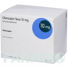 ОЛАНЗАПІН (OLANZAPIN) 10 мг таблетки 70 шт - Оланзапін 1 0 1 CAREFARM