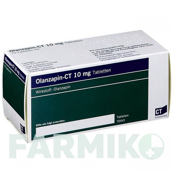ОЛАНЗАПИН (OLANZAPIN) 10 мг таблетки 70 шт - Оланзапин ABZ PHARMA
