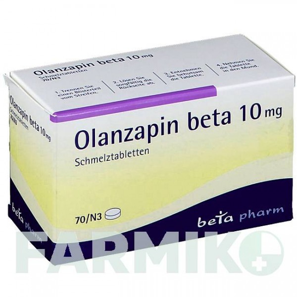ОЛАНЗАПИН (OLANZAPIN) 10 мг таблетки 70 шт - Оланзапин BETAPHARM