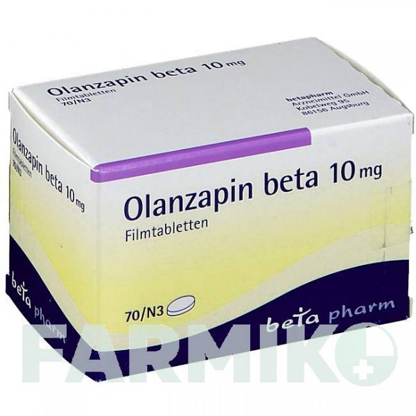 ОЛАНЗАПИН (OLANZAPIN) 10 мг таблетки 70 шт - Оланзапин BETAPHARM