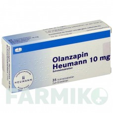 ОЛАНЗАПІН (OLANZAPIN) 10 мг таблетки 35 шт - Оланзапін HEUMANN PHARMA