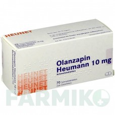 ОЛАНЗАПИН (OLANZAPIN) 10 мг таблетки 56 шт - Оланзапин HEUNET PHARMA