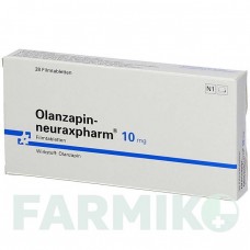ОЛАНЗАПІН (OLANZAPIN) 10 мг таблетки 28 шт - Оланзапін NEURAXPHARM