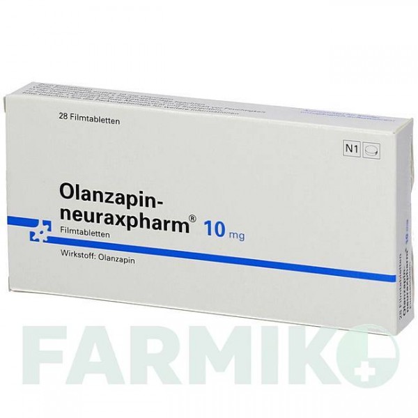 ОЛАНЗАПИН (OLANZAPIN) 10 мг таблетки 28 шт - Оланзапин NEURAXPHARM