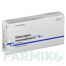 ОЛАНЗАПІН (OLANZAPIN) 10 мг таблетки 56 шт - Оланзапін NEURAXPHARM