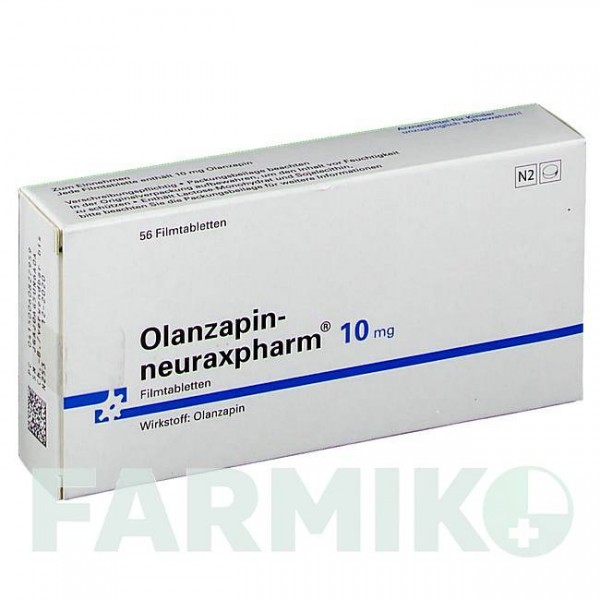 ОЛАНЗАПИН (OLANZAPIN) 10 мг таблетки 56 шт - Оланзапин NEURAXPHARM