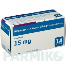 ОЛАНЗАПІН (OLANZAPIN) 15 мг таблетки 35 шт - Оланзапін 1 A PHARMA