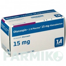 ОЛАНЗАПІН (OLANZAPIN) 15 мг таблетки 35 шт - Оланзапін 1 A PHARMA