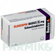 ОЛАНЗАПИН (OLANZAPIN) 15 мг таблетки 56 шт - Оланзапин BASICS