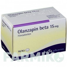 ОЛАНЗАПІН (OLANZAPIN) 15 мг таблетки 70 шт - Оланзапін BETAPHARM