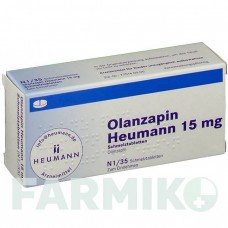 ОЛАНЗАПИН (OLANZAPIN) 15 мг таблетки 35 шт - Оланзапин HEUMANN PHARMA