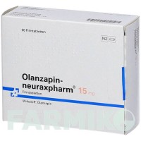 ОЛАНЗАПІН (OLANZAPIN) 15 мг таблетки 70 шт - Оланзапін NEURAXPHARM