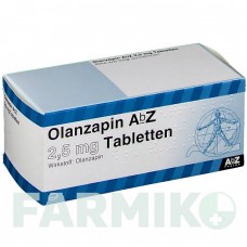 ОЛАНЗАПІН (OLANZAPIN) 2,5 мг таблетки 56 шт - Оланзапін ABZ PHARMA