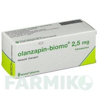 ОЛАНЗАПІН (OLANZAPIN) 2,5 мг таблетки 35 шт - Оланзапін BIOMO PHARMA