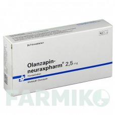 ОЛАНЗАПІН (OLANZAPIN) 2,5 мг таблетки 56 шт - Оланзапін NEURAXPHARM