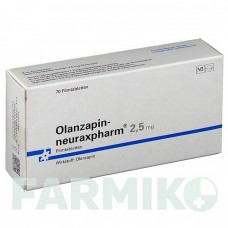 ОЛАНЗАПІН (OLANZAPIN) 2,5 мг таблетки 70 шт - Оланзапін NEURAXPHARM