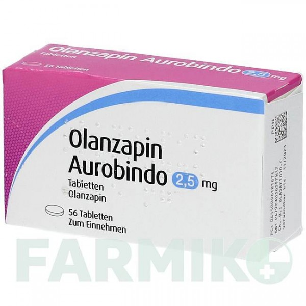 ОЛАНЗАПИН (OLANZAPIN) 2,5 мг таблетки 56 шт - Оланзапин PUREN PHARMA