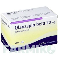 ОЛАНЗАПИН (OLANZAPIN) 20 мг таблетки 70 шт - Оланзапин BETAPHARM