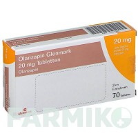 ОЛАНЗАПИН (OLANZAPIN) 20 мг таблетки 70 шт - Оланзапин GLENMARK