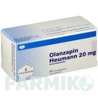 ОЛАНЗАПИН (OLANZAPIN) 20 мг таблетки 70 шт - Оланзапин HEUMANN PHARMA