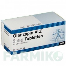 ОЛАНЗАПІН (OLANZAPIN) 5 мг таблетки 70 шт - Оланзапін ABZ PHARMA