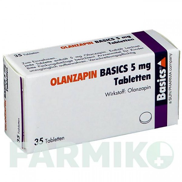 ОЛАНЗАПІН (OLANZAPIN) 5 мг таблетки 35 шт - Оланзапін BASICS