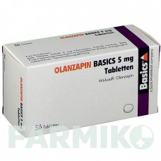 ОЛАНЗАПІН (OLANZAPIN) 5 мг таблетки 56 шт - Оланзапін BASICS
