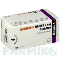 ОЛАНЗАПІН (OLANZAPIN) 5 мг таблетки 70 шт - Оланзапін BASICS