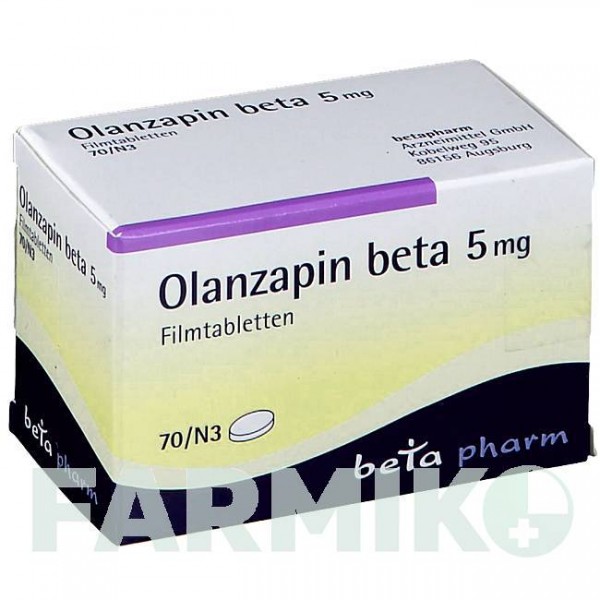 ОЛАНЗАПИН (OLANZAPIN) 5 мг таблетки 70 шт - Оланзапин BETAPHARM