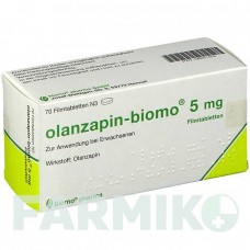 ОЛАНЗАПИН (OLANZAPIN) 5 мг таблетки 70 шт - Оланзапин BIOMO PHARMA