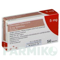 ОЛАНЗАПИН (OLANZAPIN) 5 мг таблетки 56 шт - Оланзапин GLENMARK