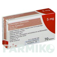 ОЛАНЗАПІН (OLANZAPIN) 5 мг таблетки 70 шт - Оланзапін GLENMARK
