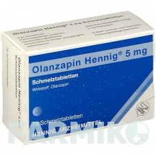 ОЛАНЗАПІН (OLANZAPIN) 5 мг таблетки 35 шт - Оланзапін HENNIG