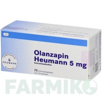 ОЛАНЗАПИН (OLANZAPIN) 5 мг таблетки 70 шт - Оланзапин HEUMANN PHARMA