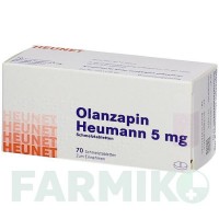 ОЛАНЗАПІН (OLANZAPIN) 5 мг таблетки 35 шт - Оланзапін HEUNET PHARMA