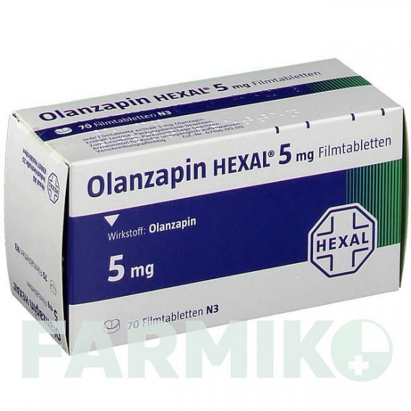 ОЛАНЗАПИН (OLANZAPIN) 5 мг таблетки 70 шт - Оланзапин HEXAL