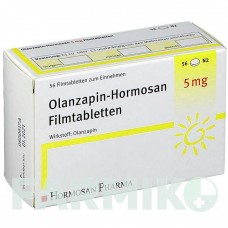 ОЛАНЗАПИН (OLANZAPIN) 5 мг таблетки 56 шт - Оланзапин HORMOSAN PHARMA