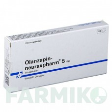 ОЛАНЗАПИН (OLANZAPIN) 5 мг таблетки 28 шт - Оланзапин NEURAXPHARM