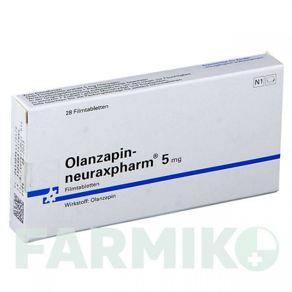 ОЛАНЗАПИН (OLANZAPIN) 5 мг таблетки 28 шт - Оланзапин NEURAXPHARM