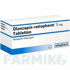 ОЛАНЗАПІН (OLANZAPIN) 5 мг таблетки 35 шт - Оланзапін RATIOPHARM