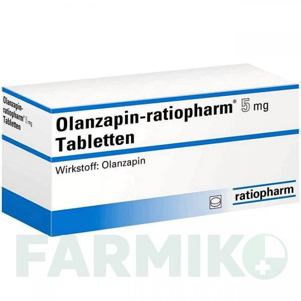 ОЛАНЗАПІН (OLANZAPIN) 5 мг таблетки 35 шт - Оланзапін RATIOPHARM