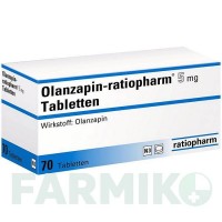 ОЛАНЗАПИН (OLANZAPIN) 5 мг таблетки 70 шт - Оланзапин RATIOPHARM
